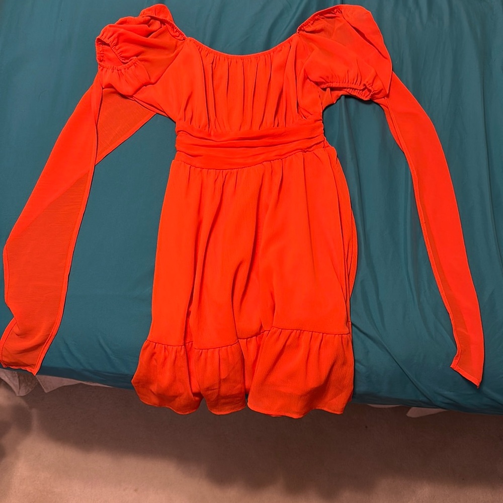 EXLURA Women’s Orange dress